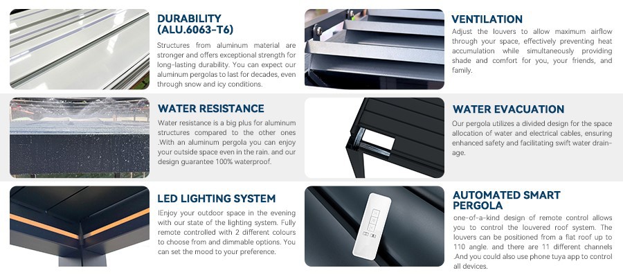 25118-modern fiberglass pergola with fixed louvers-3